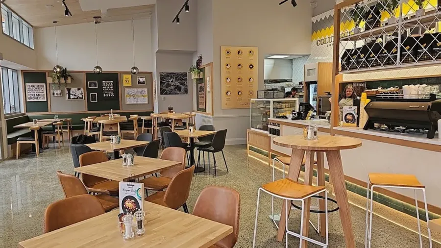 Columbus Coffee at Mitre 10 MEGA Timaru